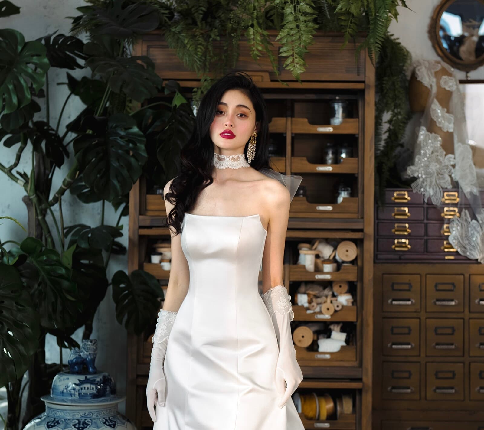 Wedtire Original Style No Plain Cocoon Satin Strapless Wedding Dress Minimalist Bridal Gown for Weddings and Engagements