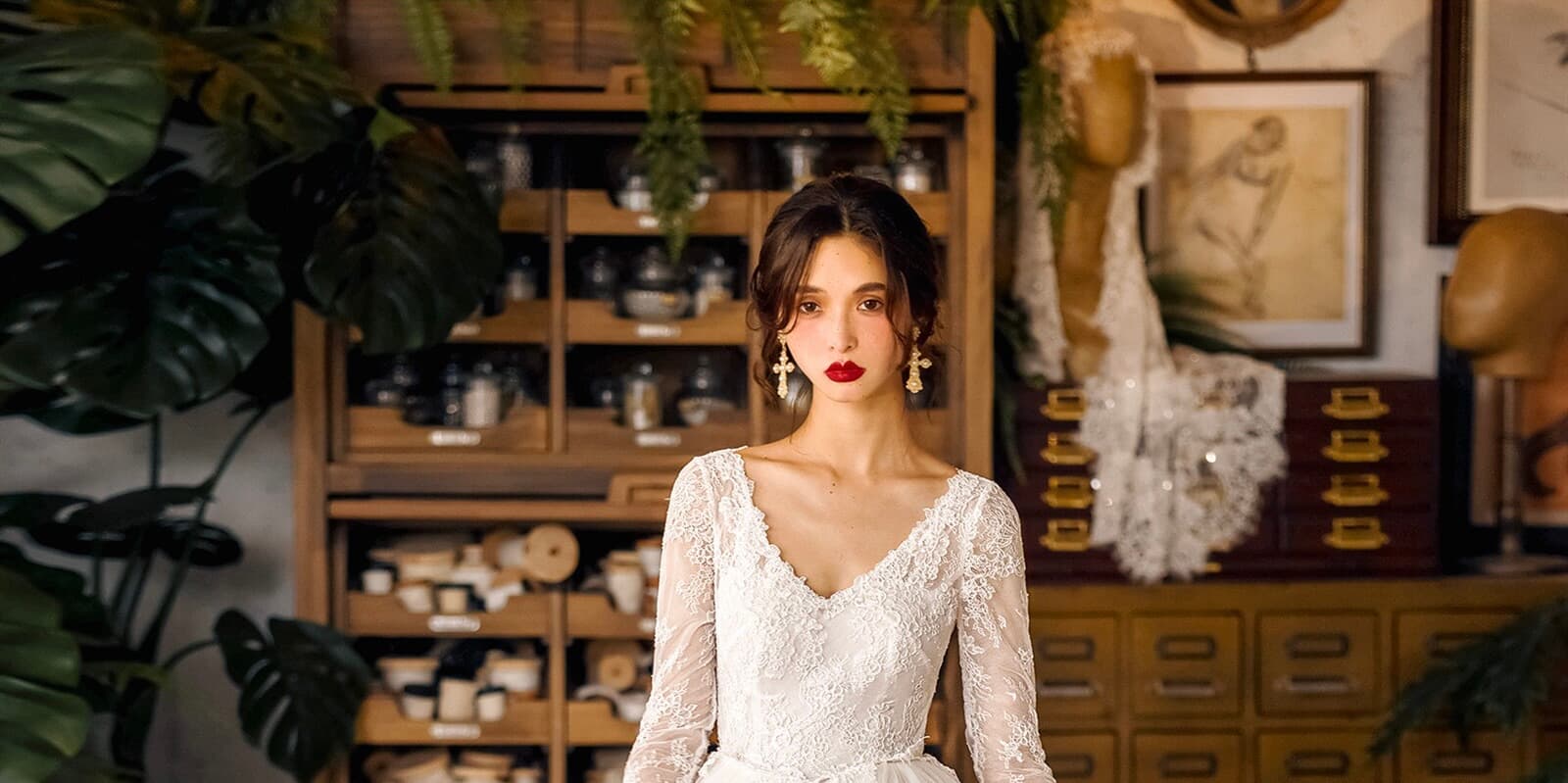 Wedtire Original Style No. Philosophy of Love - French Lace Bridal Gown Wedding Dress